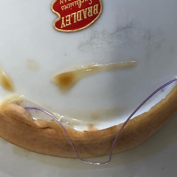 Like new condition collector plate President John F Kennedy wife white gold blue - Picture 3 of 8